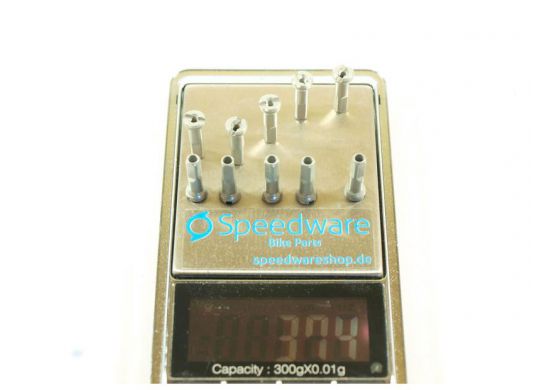 Sapim Polyax Alu Nippel 2x16mm