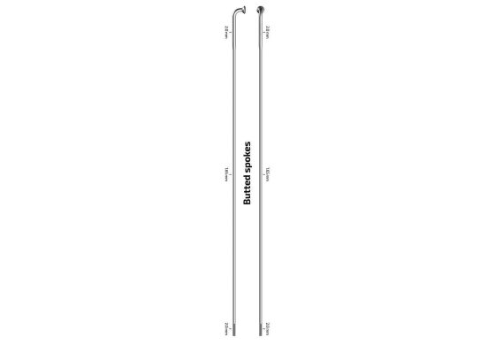 Sapim D-Light silber gerade