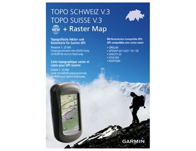 Garmin GPS Karte Topo Schweiz V3 MicroSD Garmin GPS Karte Topo Schweiz V3 MicroSD