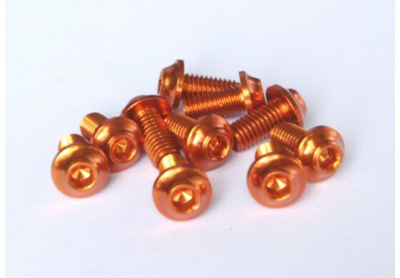 Aluschrauben M6 PW flanged