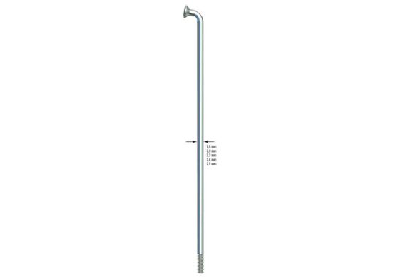Sapim Leader Speiche schwarz gebogen