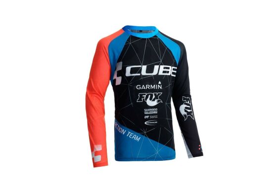 Cube ACTION Rundhalstrikot Teamlangarm
