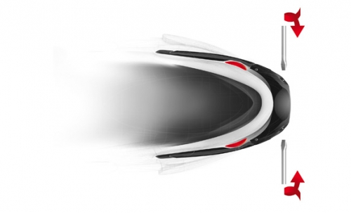 Fersenkappe Sidi Am Sidi Wire Carbon ist die Fersenkappe einstellbar